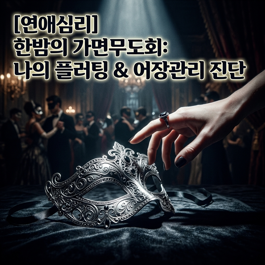 [연애 심리] 심야의 가면무도회: 나의 '플러팅 & 어장관리' 진단