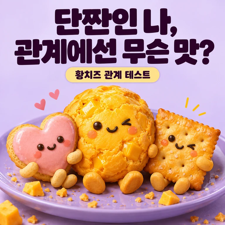 황치즈처럼 단짠인 나, 인간관계에선 무슨 맛?